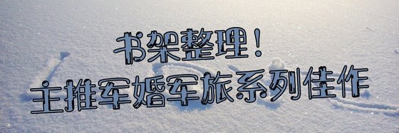 書架整理！主推軍婚軍旅系列佳作